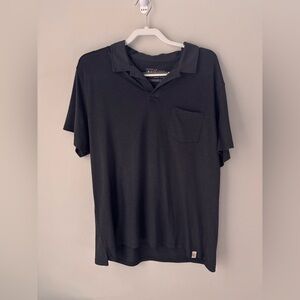 Marine Layer Men's Pocket Polo in Charcoal